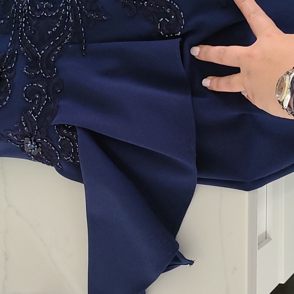 TERANI Wedding gown long off shoulder dress - Picture 10 of 15